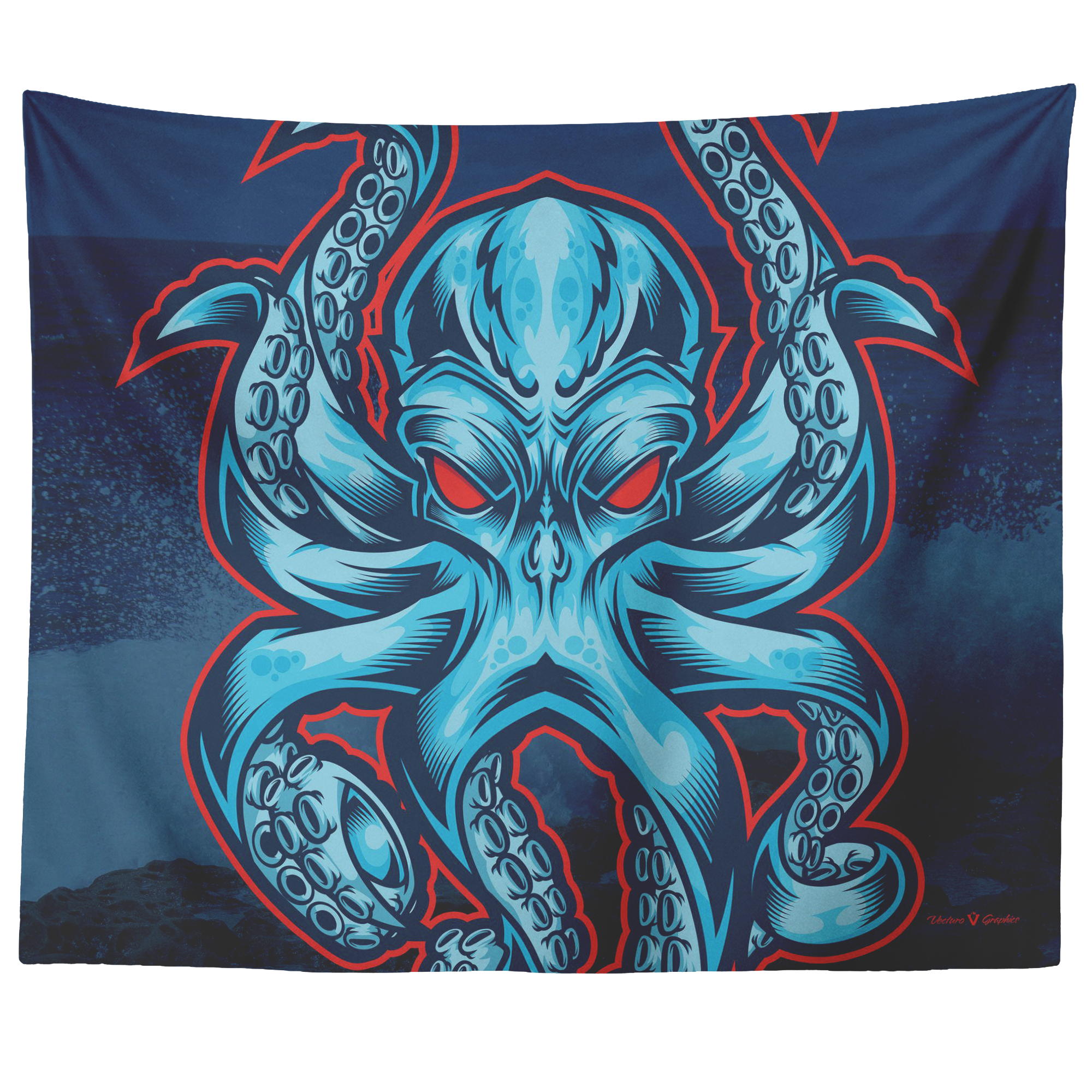 "Kraken" Tapestry Print