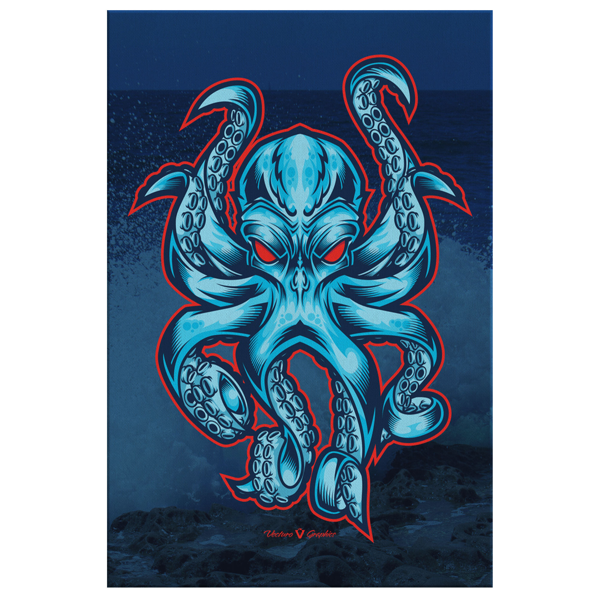 "Kraken" Single Canvas Print