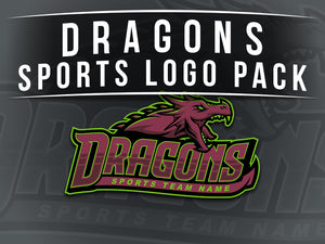 Dragons Sports Logo Pack