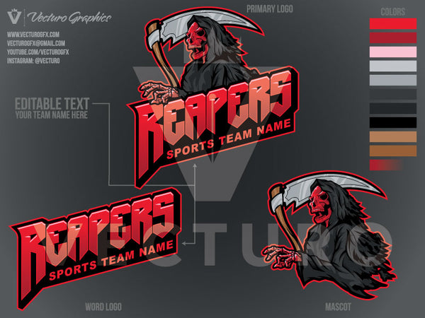 Reapers Sports Logo Pack