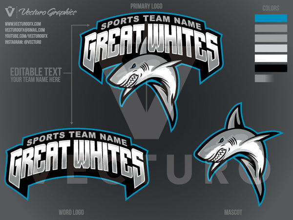 Great Whites Sports Logo Pack