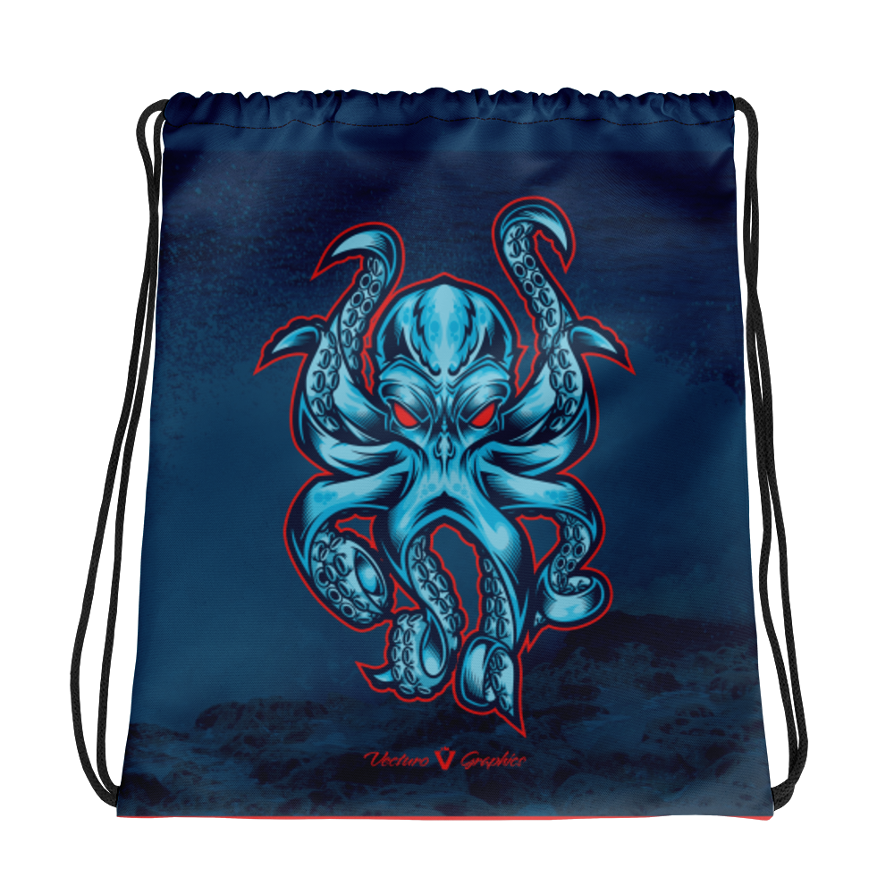 "Kraken" Drawstring bag